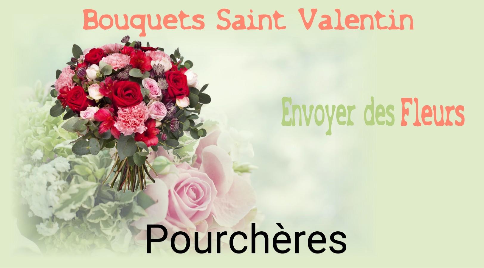 Roses de Saint-Valentin livrées à Pourchères